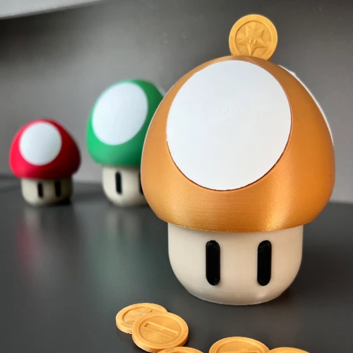 Super Mario mushroom Piggy Bank