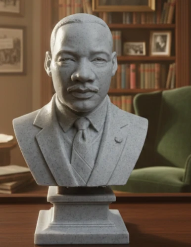 Martin Luther King Jr. Bust – Inspirational Tribute Sculpture
