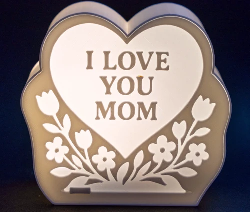 The Radiant Heart: 3D Printed Mother’s Day Tealight Holder