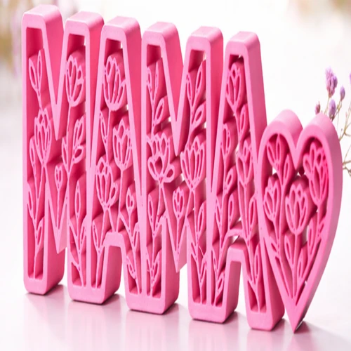 "Floral Heart" MAMA 3D Printed Tabletop Display