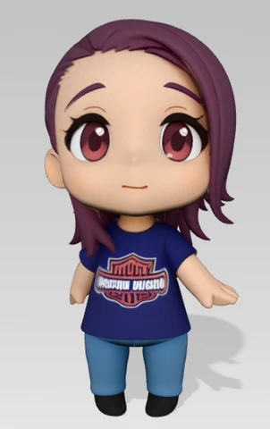 Adorable Chibi Desktop Companion – Custom 3D Printed Mini Figure