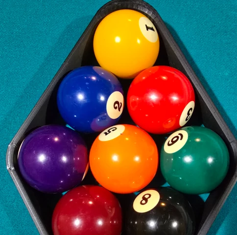 Apex 9-Ball Precision Rack with Integrated Wall Holder