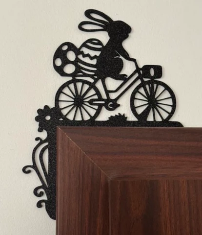 Hidden Hoppers: 3D Printed Easter Bunny Door Corner Art