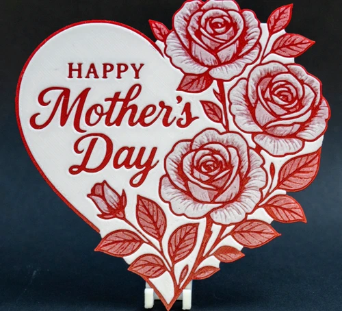 Eternal Bloom:  Mother’s Day Heart & Roses