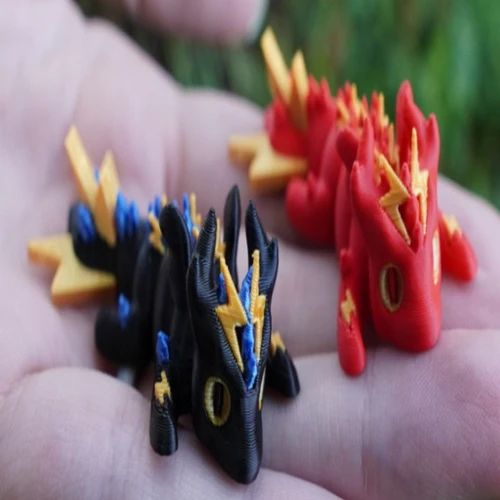 The Thundershard: Mini Articulated Storm Dragon