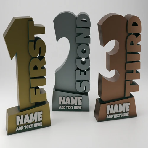 The Champion’s Crest: Customizable 3D Printed Trophy