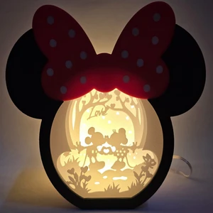 Magic in Every Glow: Minnie Mouse LED Lightbox