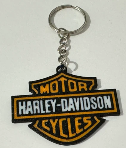Classic Shield Harley Davidson Motorcycle Keychain